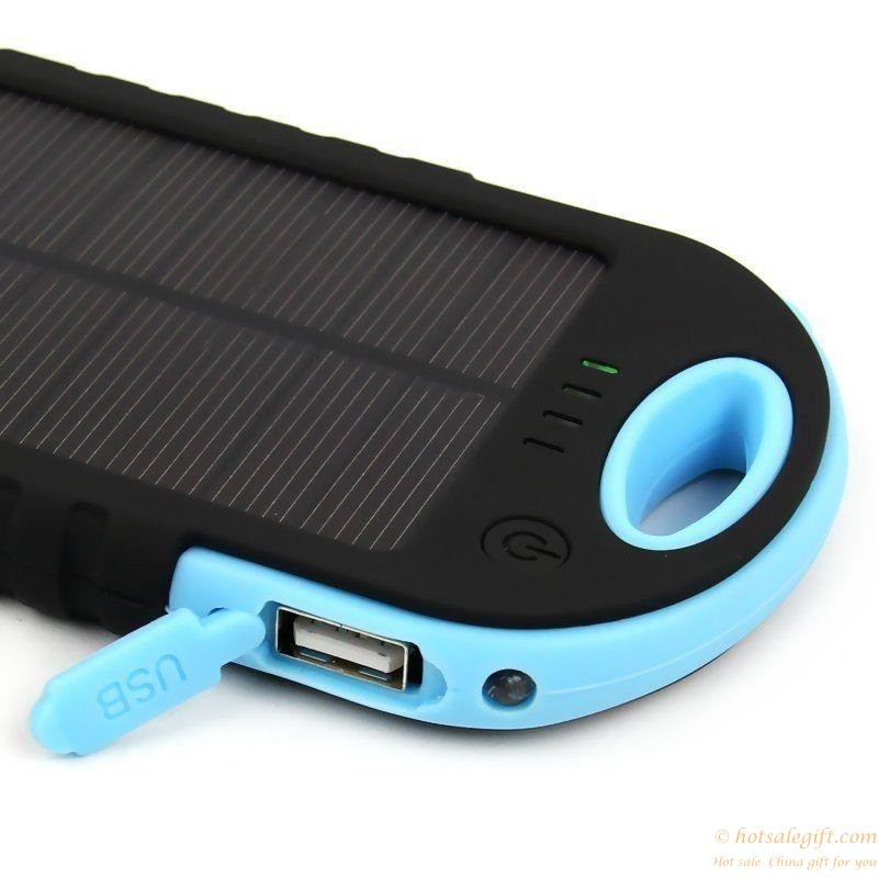 hotsalegift 12000mah ipx6 grade waterproof ultrahigh capacity solar mobile power charger 1