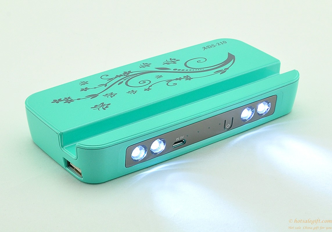 hotsalegift creative 16000 mah portable mobile power bank with cell phone slot 9