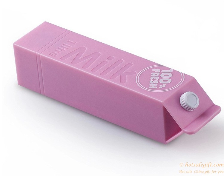 hotsalegift design 2600 mah milk box shape mobile power charger 7