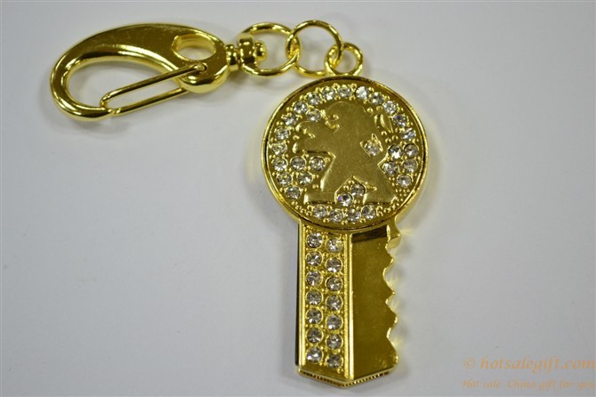 hotsalegift keychain shaped diamond creative custom disk 2