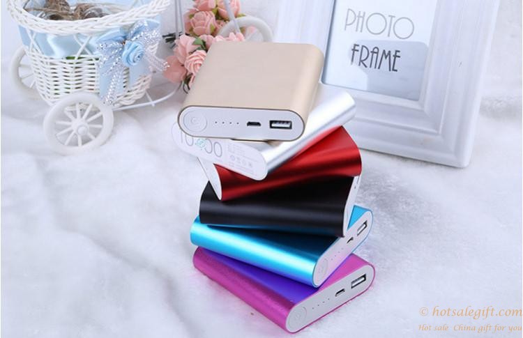 hotsalegift multicolor alloy shell xiaomi mi mobile power bank charger 10400 mah 1