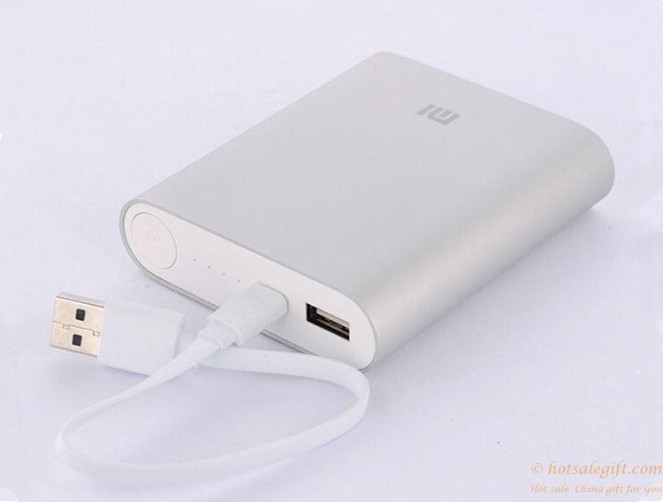 hotsalegift multicolor alloy shell xiaomi mi mobile power bank charger 10400 mah 9