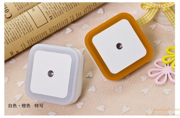 Square shape Colorful LED sensor Night Light - Hot Sale Gift