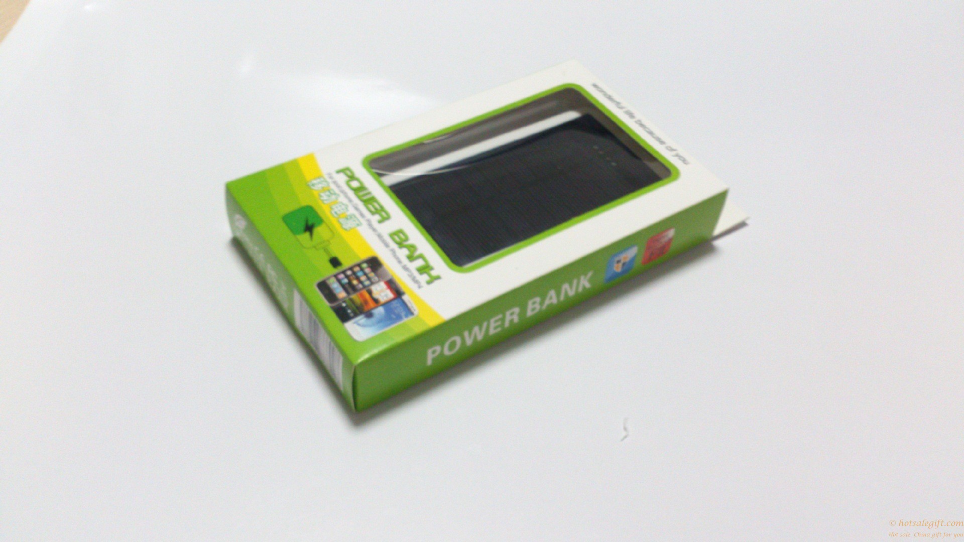 hotsalegift ultrathin solar mobile power bank charger dual usb ports 12