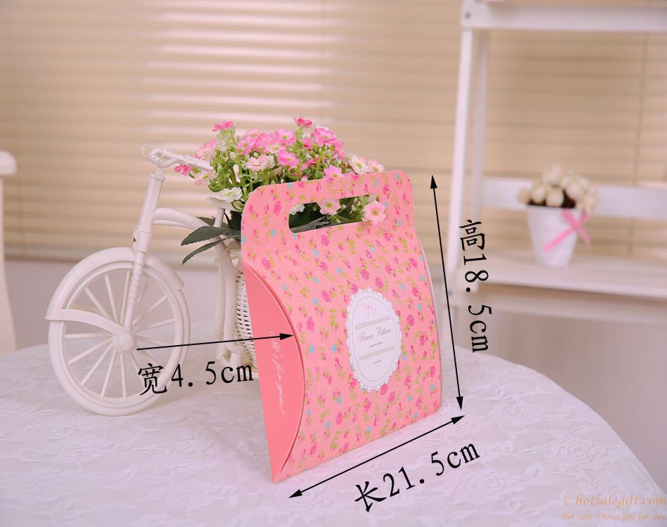 hotsalegift creative wedding candy box printed square shape 3