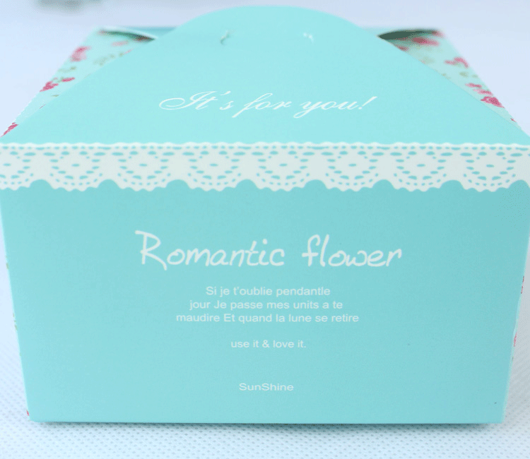 hotsalegift creative wedding candy box printed square shape