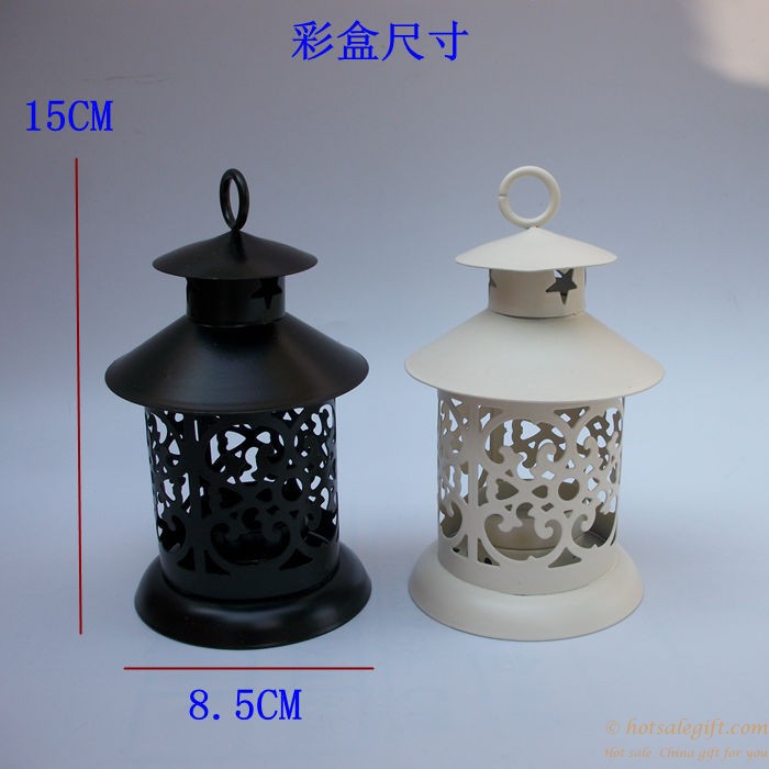 hotsalegift promotional classical hollow iron candlestick gift 8