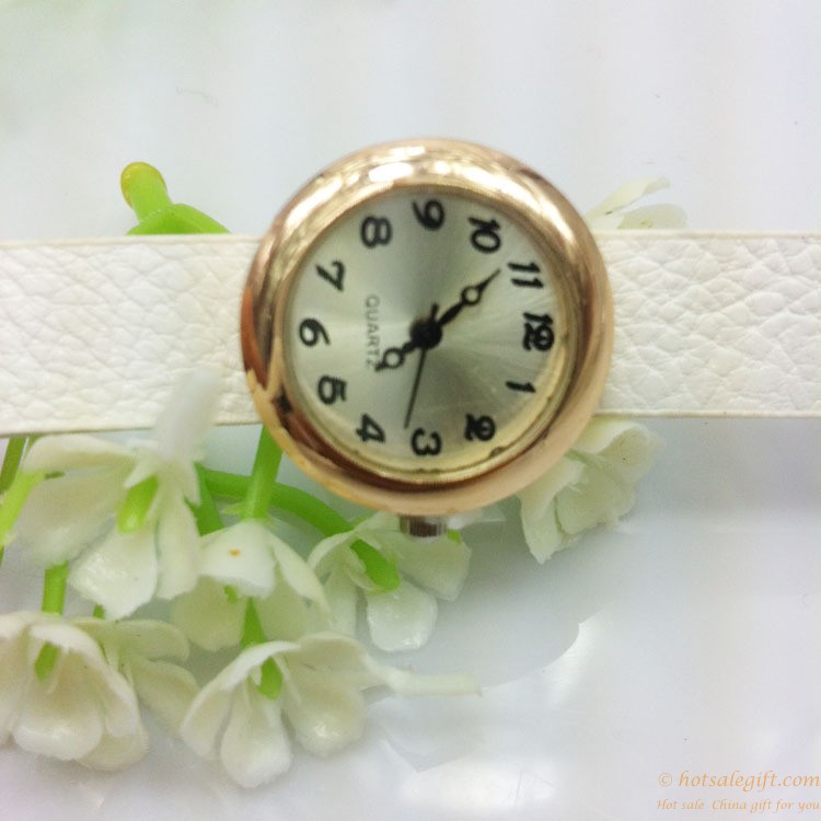 hotsalegift butterfly shape diamond genuine leather bracelet watch 11