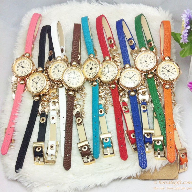 hotsalegift cheap bohemian diamond chain watches middle school students bracelet watch ladies 3