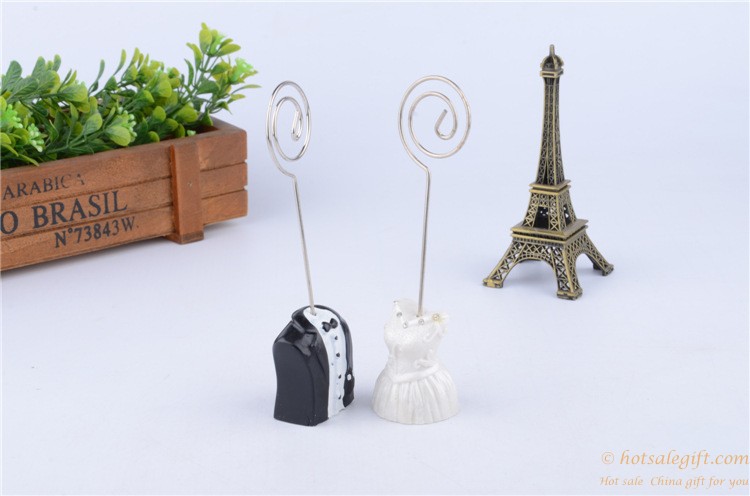 hotsalegift resin bride groom place card holder decoration wedding favorsmodel 2 1