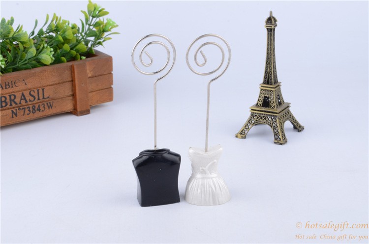 hotsalegift resin bride groom place card holder decoration wedding favorsmodel 2 2