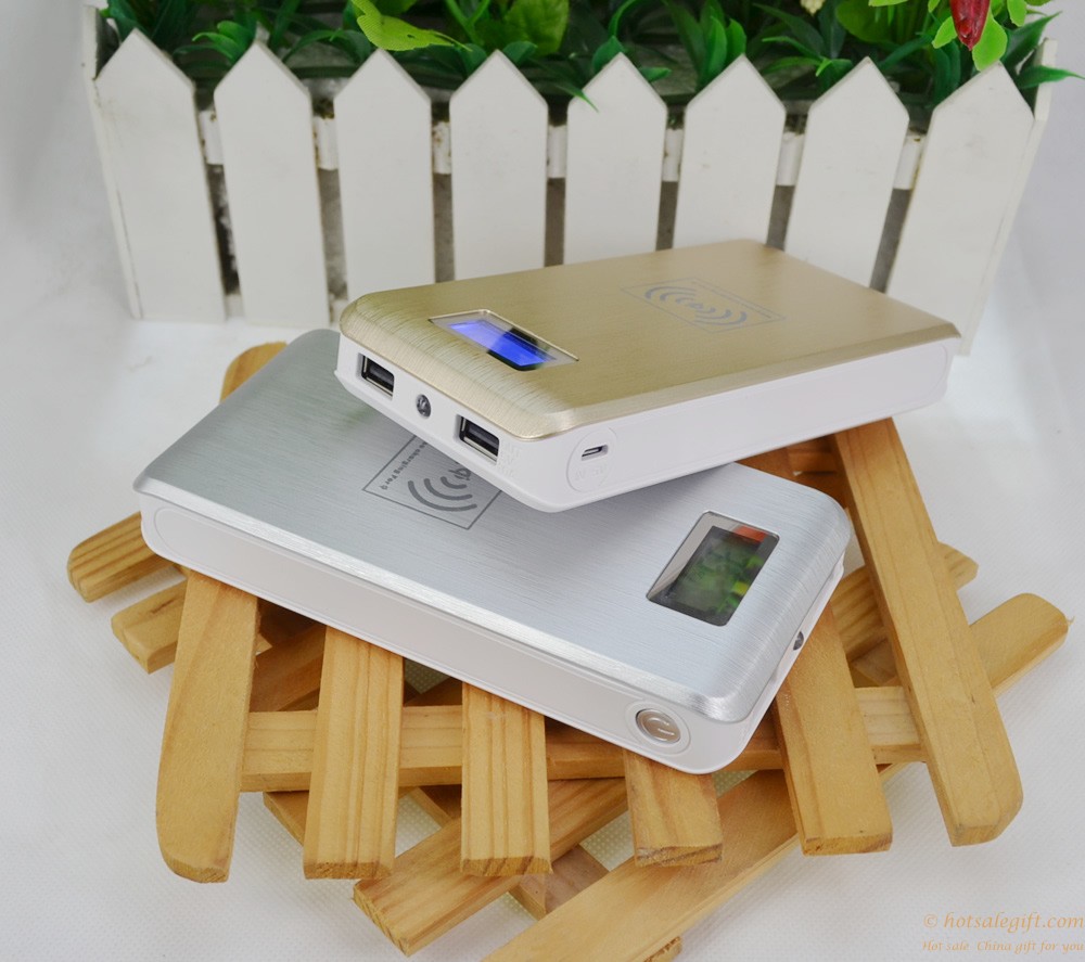 hotsalegift 12000mah designed wireless charger power bank iphone 6 6s6 6