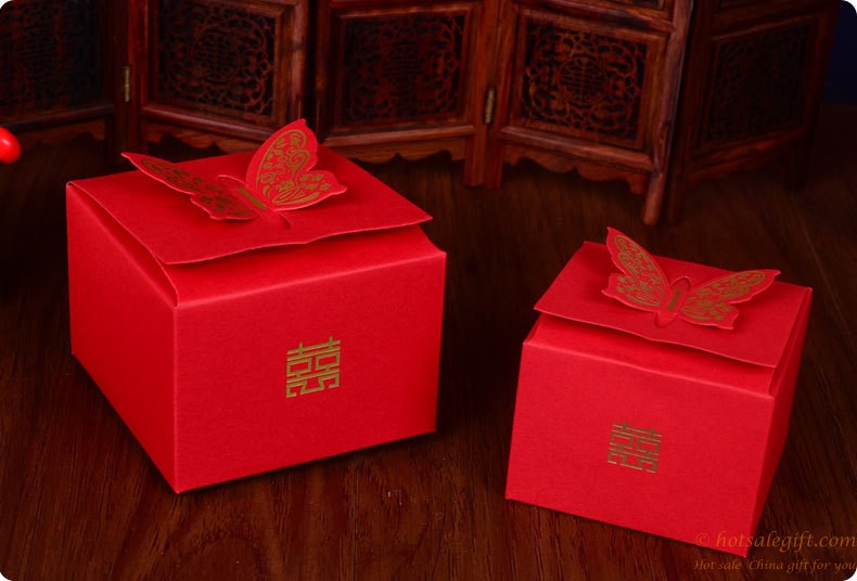 hotsalegift threedimensional highgrade gold foil butterfly candy box 5