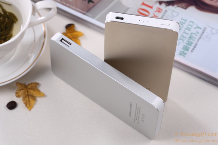 hotsalegift aluminum alloy 10000mah mobile power bank portable charger android smartphones andiphone 5