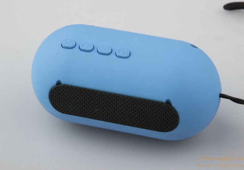 hotsalegift pills design wireless bluetooth stereo speaker support tf card portable mini stereo radio outdoor 4