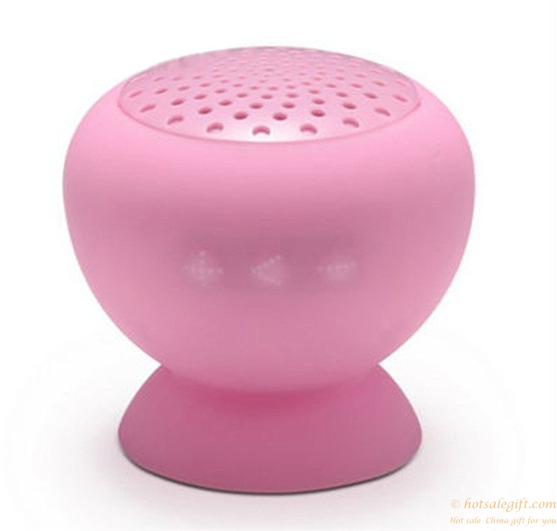 hotsalegift small suction cup mushrooms bluetooth mini speaker creative speaker 3