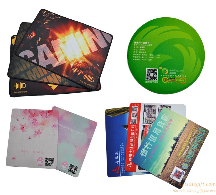 hotsalegift rubber customize color printing advertising mouse pad 8