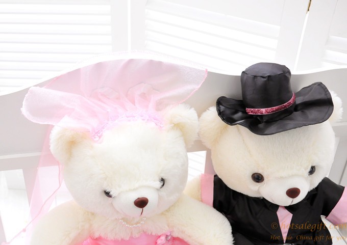 hotsalegift couple teddy bear plush toys wedding gift couple 11