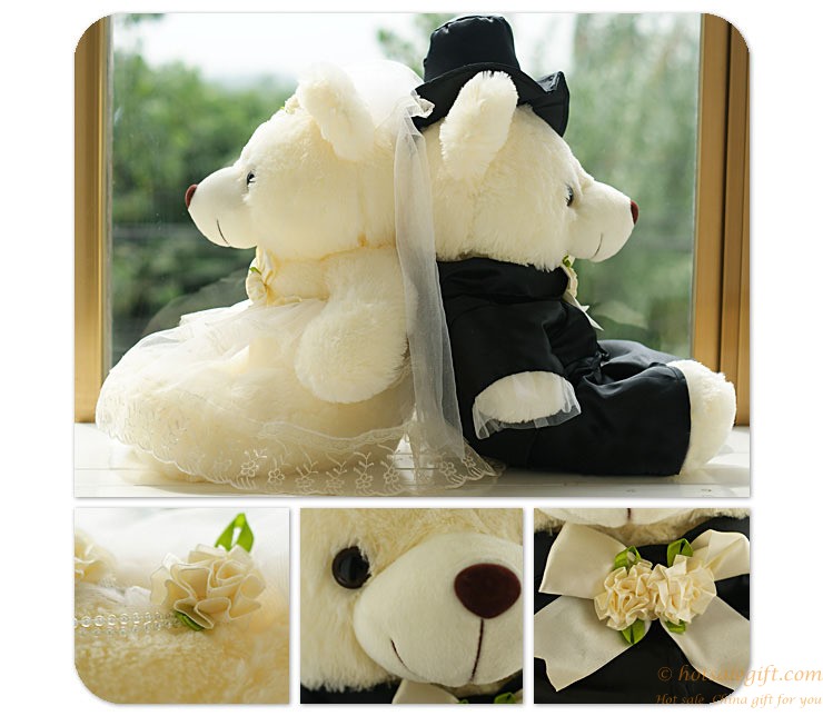 hotsalegift couple teddy bear plush toys wedding gift couple 14