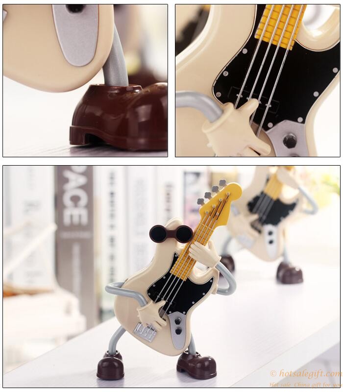 hotsalegift dynamic guitar music gift music box ornaments romantic couple 6