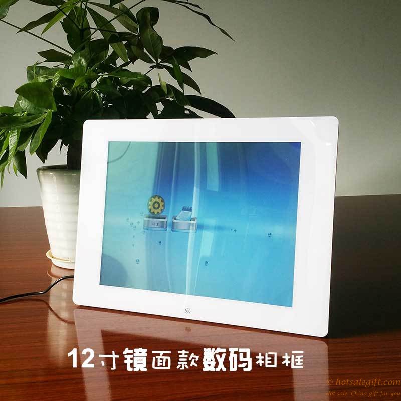 hotsalegift 12inch glossy led screen highdefinition digital photo frame 10