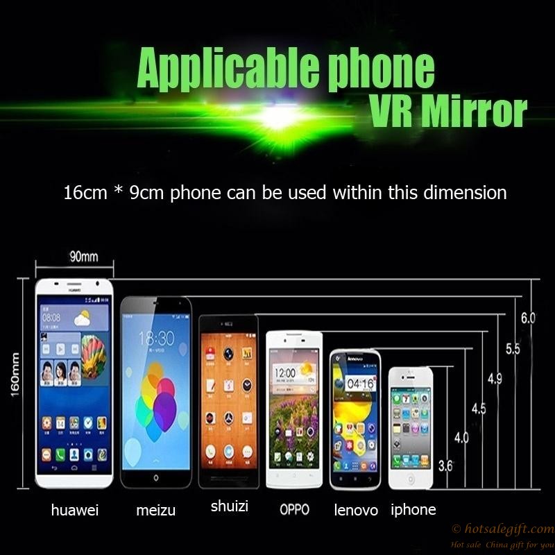 hotsalegift fashion vr glasses mobile phone 3d glasses 3d virtual reality glasses oculus 7