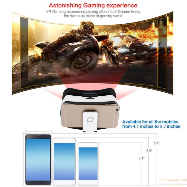 Deepoon V3 Vr Glasses Immersive 3d Virtual Reality Helmet Imax Game Experience For 3 5 6 0 Inch