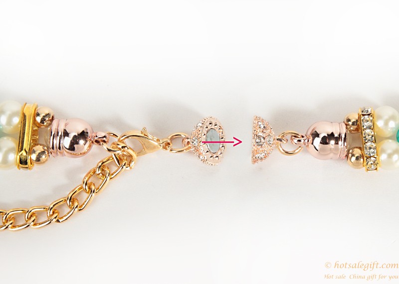 hotsalegift creative korean fashion ladies elegant chain wrapped pearl bracelet watch 7