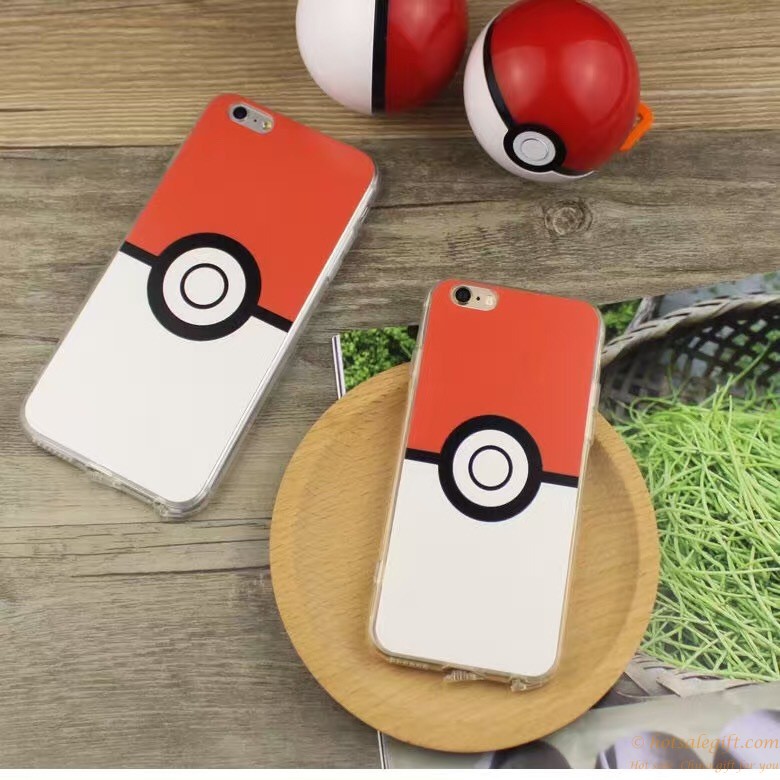 hotsalegift pokemon phone case pokeball tpu shell protector case iphone 66s6s 2