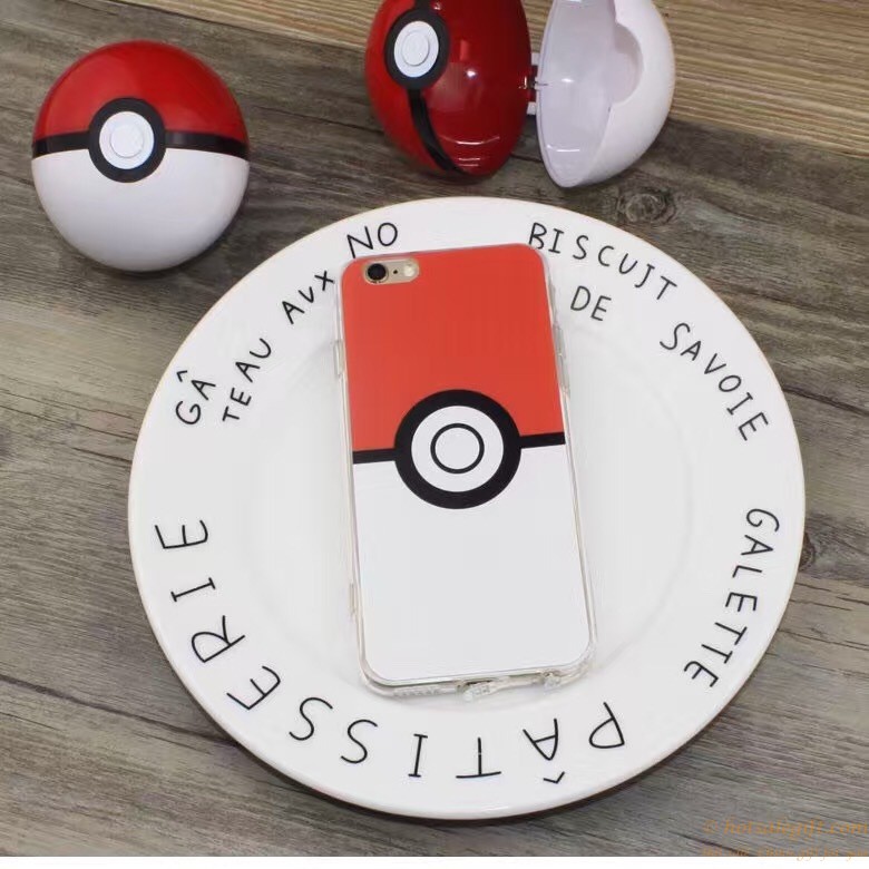 hotsalegift pokemon phone case pokeball tpu shell protector case iphone 66s6s 4