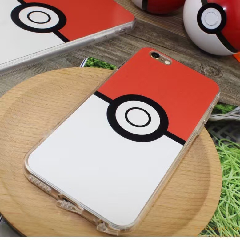 hotsalegift pokemon phone case pokeball tpu shell protector case iphone 66s6s 7