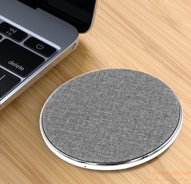 hotsalegift qi wireless charger fabrics wireless charger115686