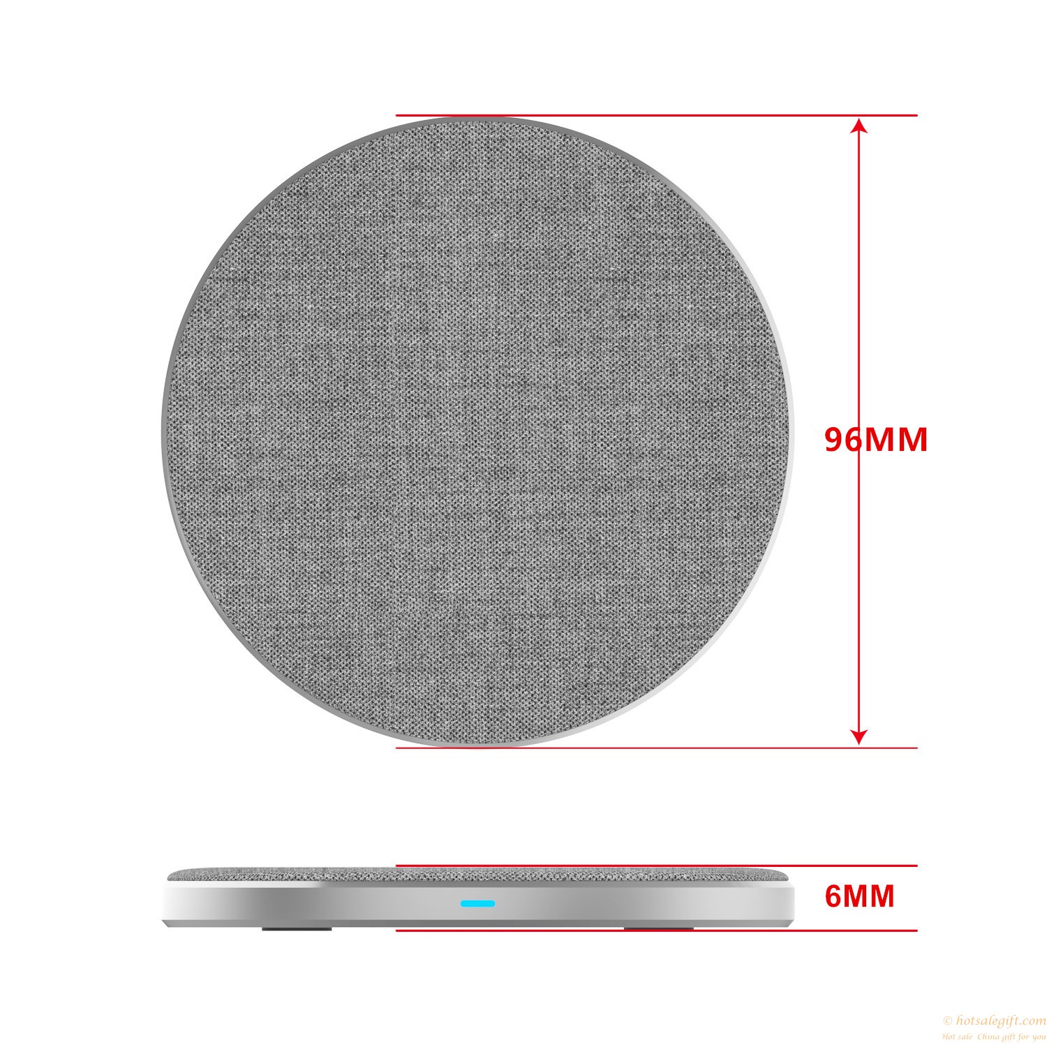 hotsalegift qi wireless charger fabrics wireless charger482234