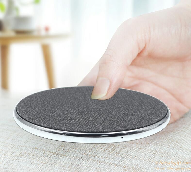 hotsalegift qi wireless charger fabrics wireless charger63918