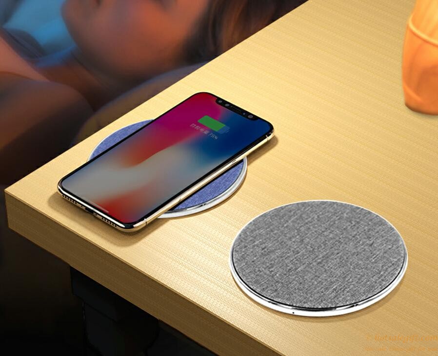 hotsalegift qi wireless charger fabrics wireless charger73079